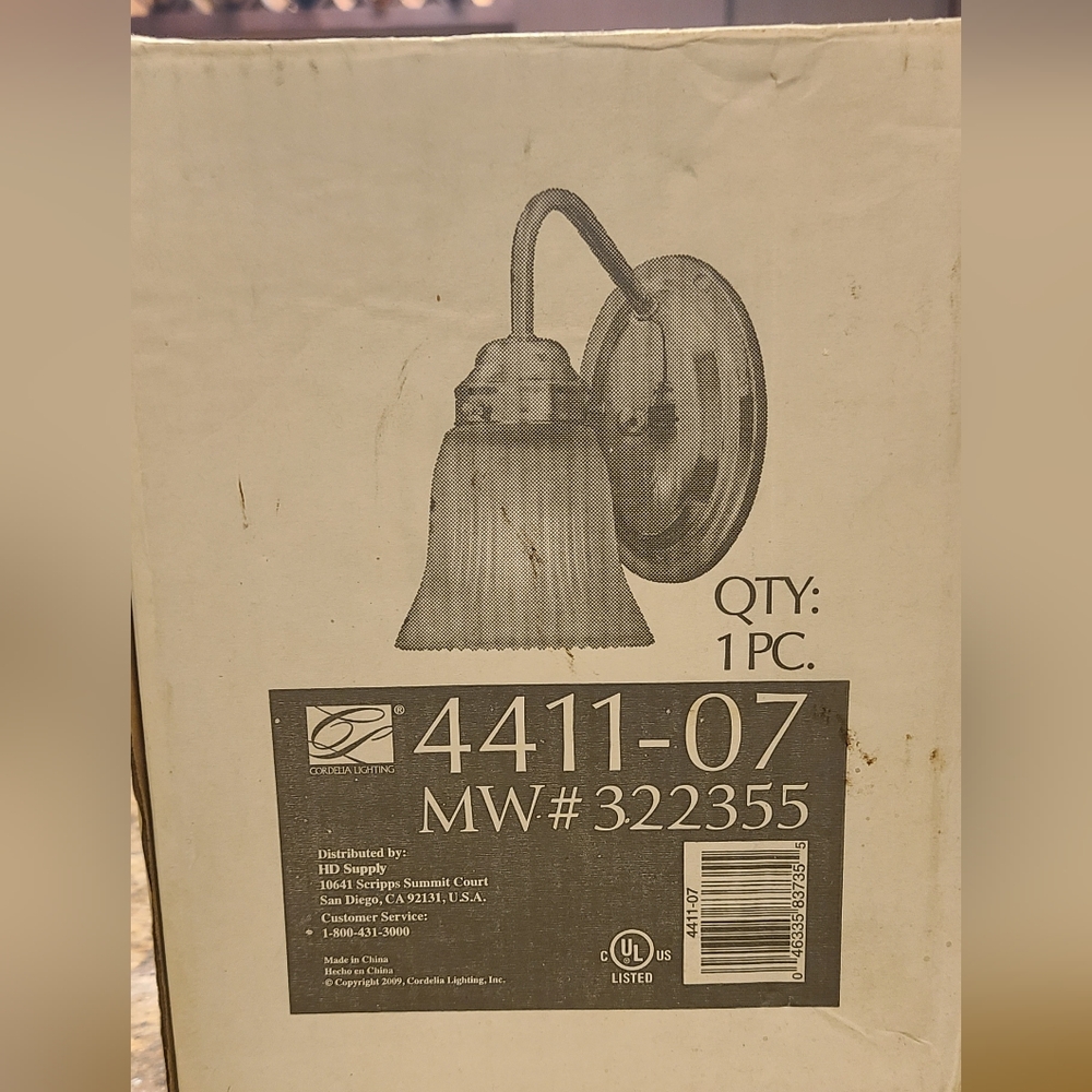 Seasons 4.75 In. 1-Light Incandescent Wall Sconce (Polished Chrome)